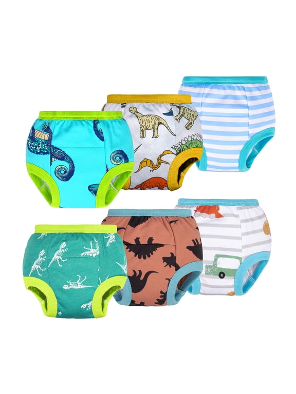 Baby Boys Potty Training Pants, Toddler Solid Color Training Underwear, 3T
