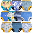 thumbnail image 1 of BIG ELEPHANT Baby Boys' 10 Pack Toddler Potty Training Pants 100% Cotton Underpants, 3T, 1 of 14