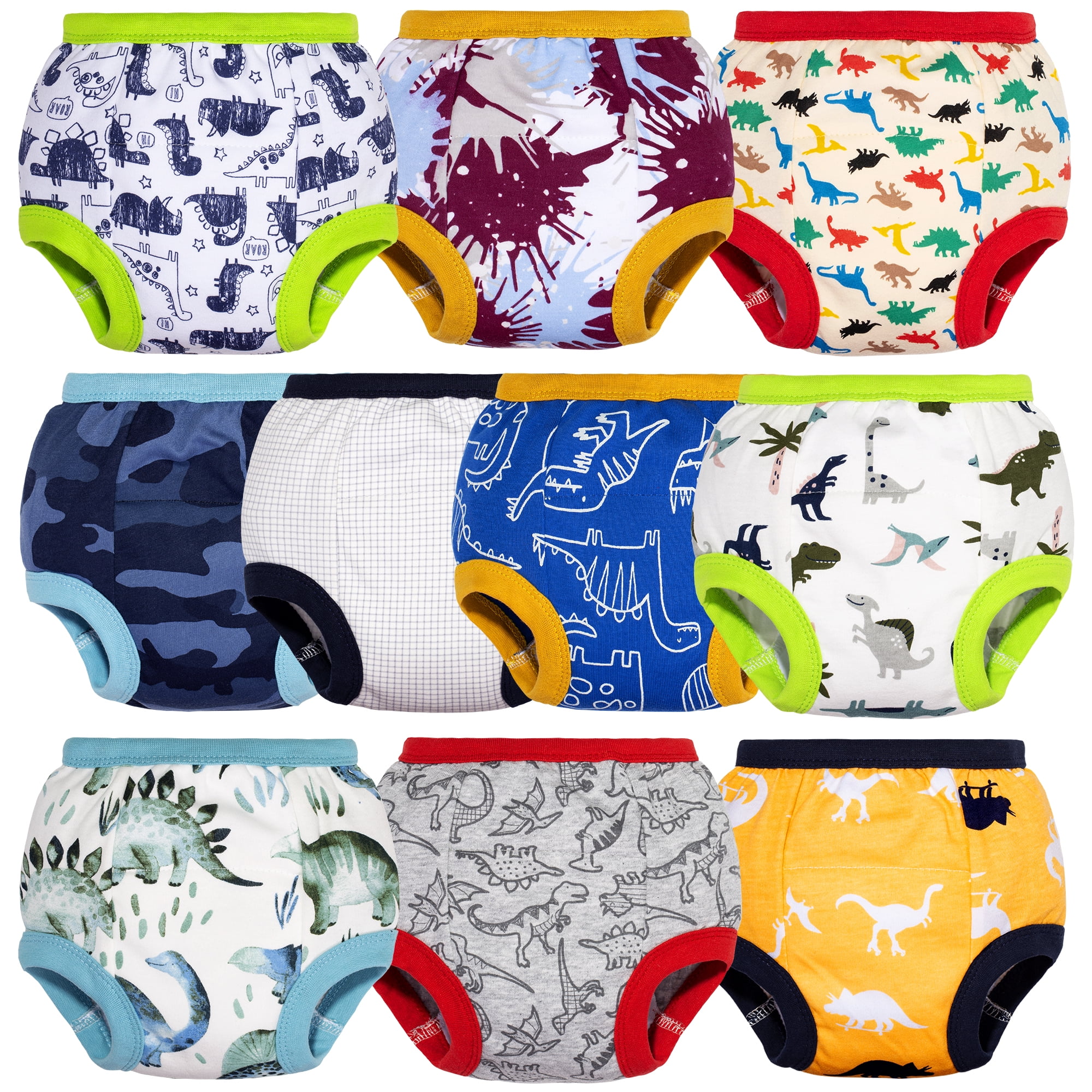 BIG ELEPHANT Baby Boys Training Pants, Toddler Potty Training Underwear
