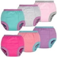 thumbnail image 1 of BIG ELEPHANT Baby Girls Potty Training Pants, Toddler Solid Color Training Underwear, 2T, 1 of 7