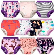 BIG ELEPHANT Baby Girls Potty Training Pants, Toddler Cotton Soft Training Underwear, 3T