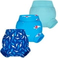 thumbnail image 1 of BIG ELEPHANT Baby Swim Diapers 3pcs, Reusable Adjustable Washable Waterproof Swimming Diaper for Boy's and Girl's, 3T, 1 of 7
