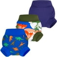 thumbnail image 1 of BIG ELEPHANT Baby Swim Diapers 3pcs, Reusable Adjustable Washable Waterproof Swimming Diaper for Boy's and Girl's, 6-12 Months, 1 of 7