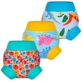 thumbnail image 1 of BIG ELEPHANT Baby Swim Diapers 3pcs, Reusable Adjustable Washable Waterproof Swimming Diaper for Boy's and Girl's, Sizes XS-XXL, 1 of 9