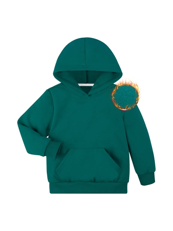 Boys Hooded Sweatshirt Fleece Pullover Hoodies Long Sleeve Warm Hoodie Sweatshirts with Pocket for Kids