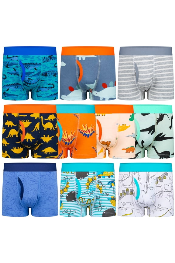 Toddler Boy Underwear, Cotton Brief Soft Toddler Underwear, 10-Pack (4T-9Y)
