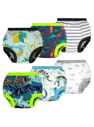 BIG ELEPHANT Baby Boys Potty Training Pants, Toddler Cotton Soft Training  Underwear, 12-24 Months 