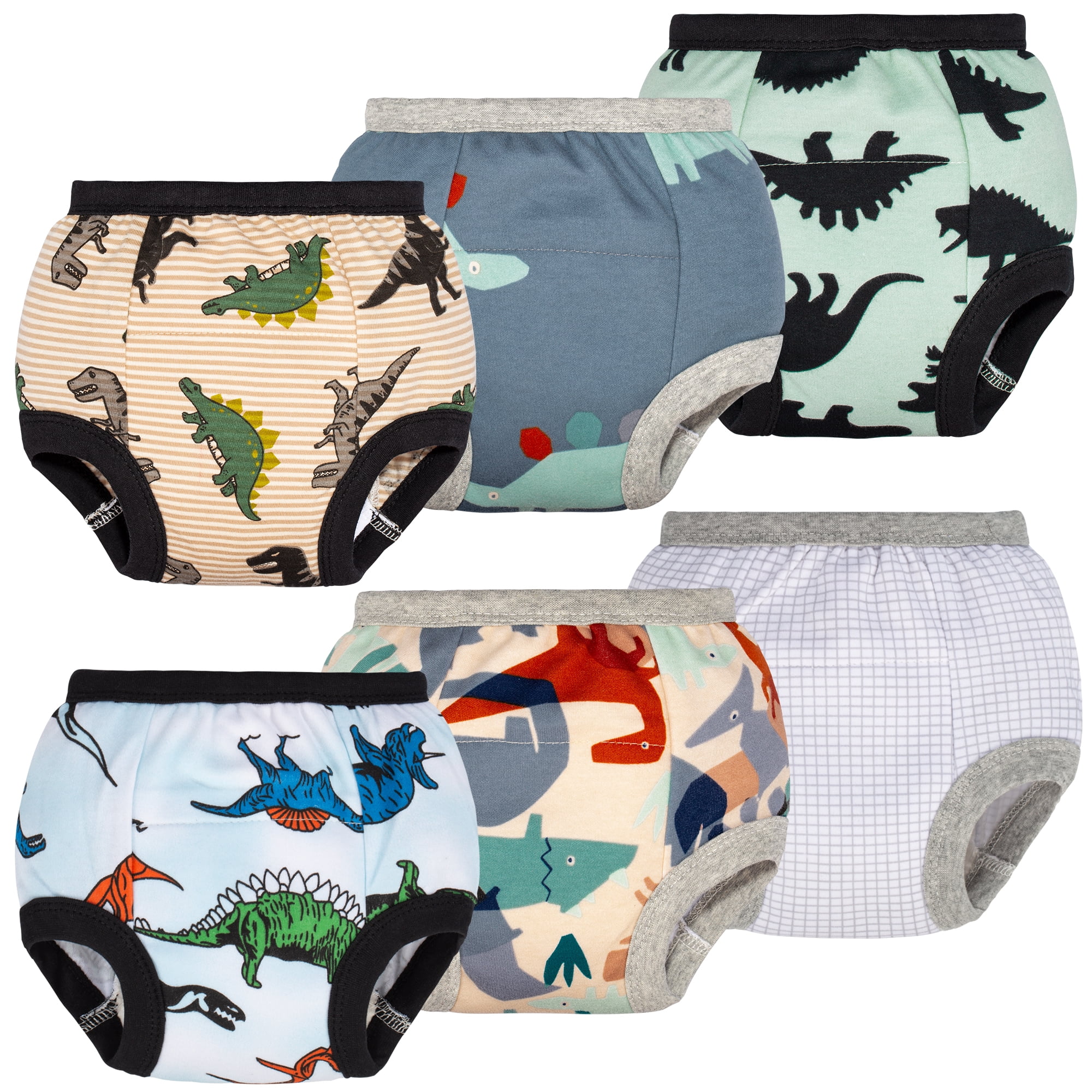 Hanes Toddler Boys' Potty Trainer Brief Underwear, 6-Pack