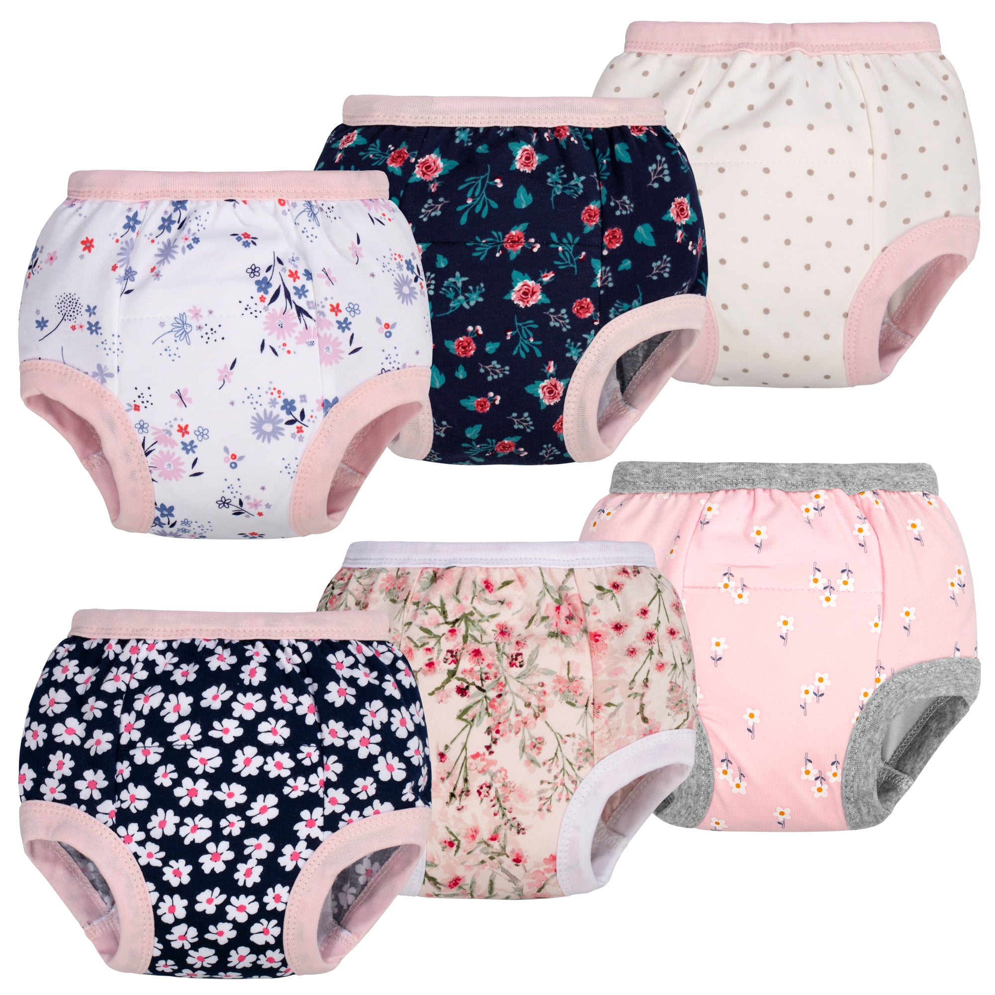  Yufanlili 8 Pack Potty Training Underwear,Cotton Toddler  Absorbent Training Pants,Toddlers Pee Training Diaper Underwear 3T-4T : Baby
