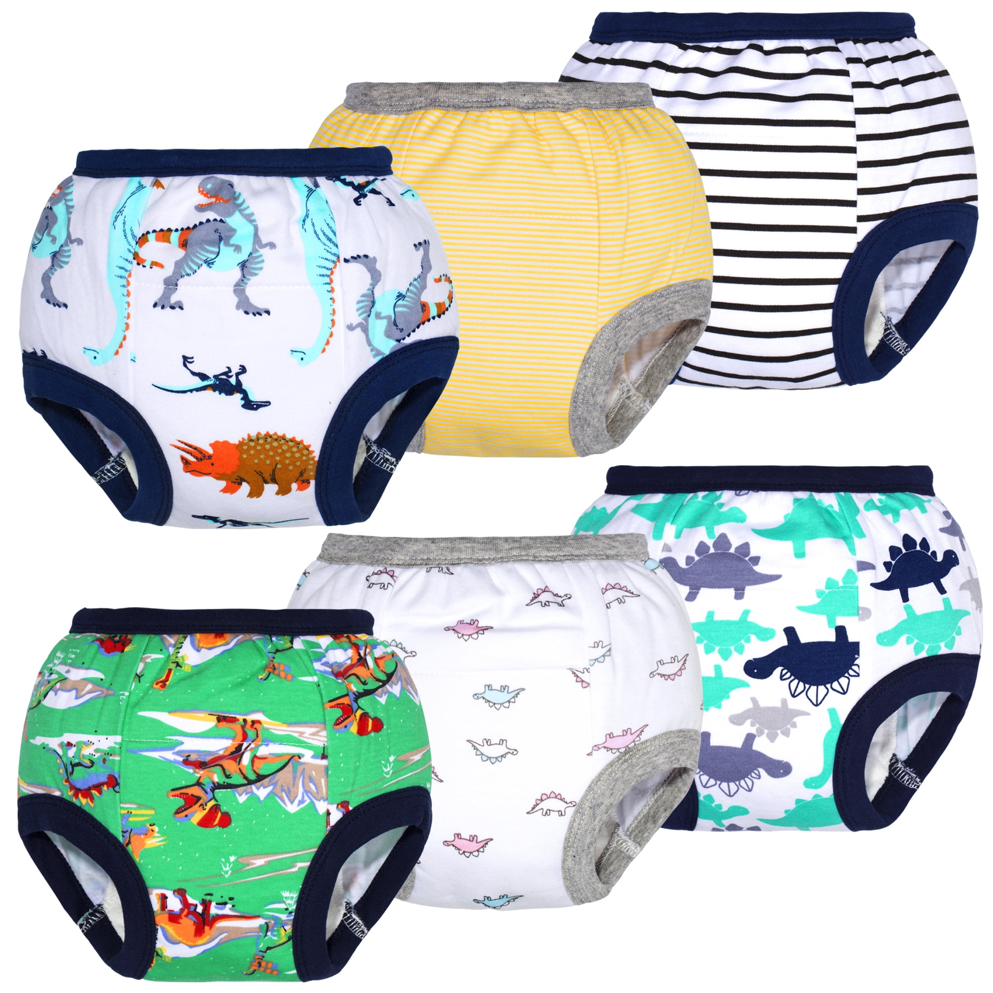 BIG ELEPHANT Toddler Potty Training Pants, Cotton Soft Training Underwear for Boys, 1224 Months