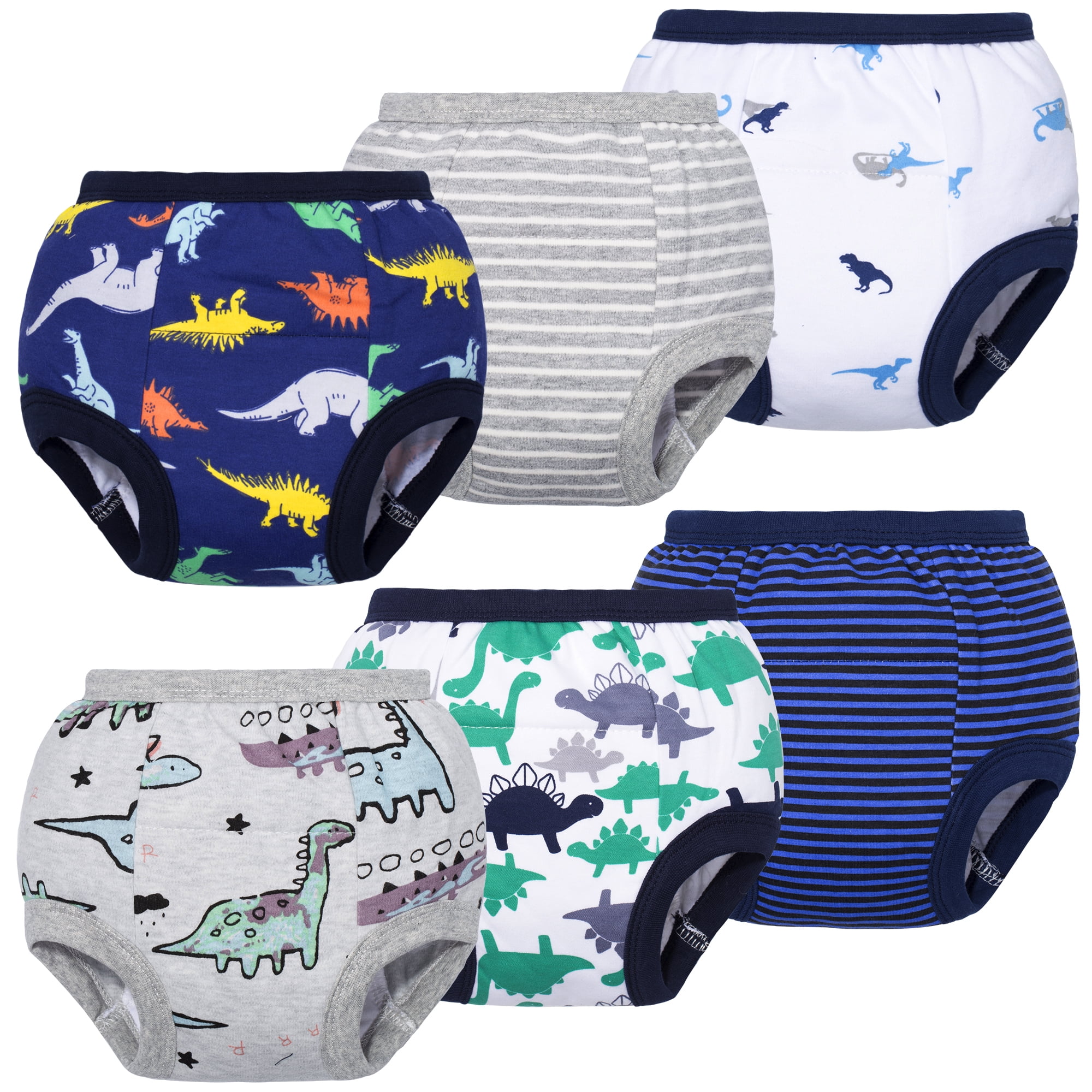 BIG ELEPHANT Toddler Potty Training Pants, Cotton Soft Training Underwear  for Girls, 5T 