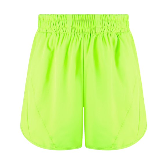 BIG ELEPHANT Women's Athletic Running Shorts with Zipper Pockets, Lined Sports Shorts