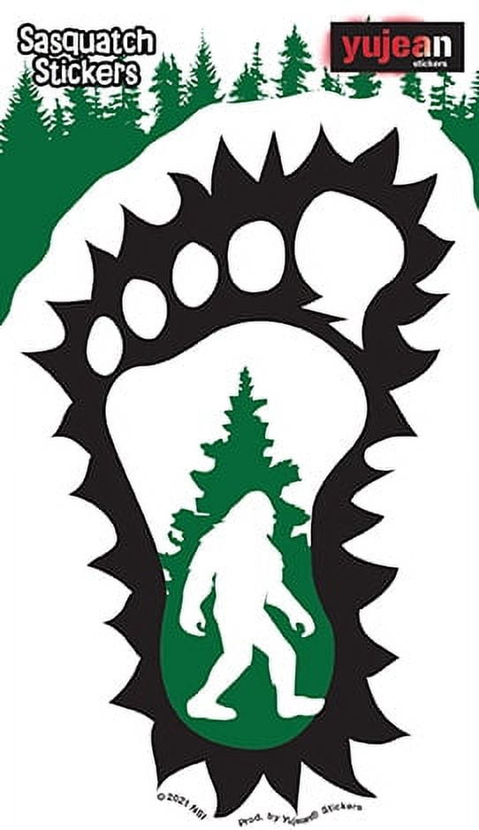 Squatchlet Sticker BIG FOOTPRINT STICKER -