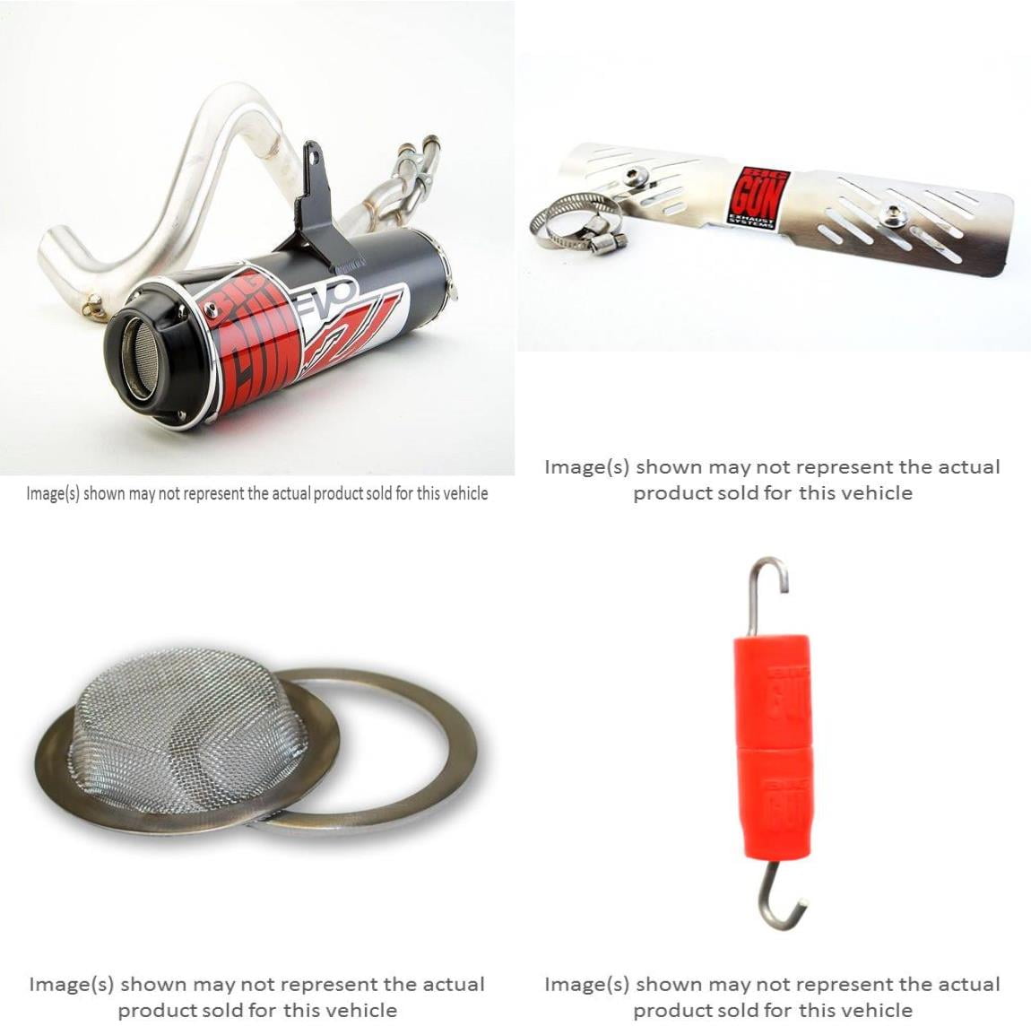 BIG GUN EVO Utility Series Full Exhaust Muffler System with Arrestor, Large Heat Shield and