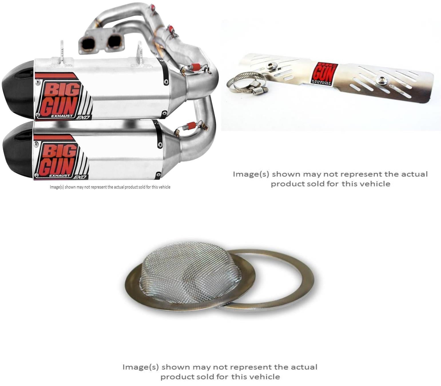 BIG GUN EXO Series Dual Full Exhaust Muffler System with Large Heat