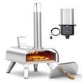 thumbnail image 1 of BIG HORN OUTDOORS 12" Dual-Fuel Pizza Oven with Pizza Stone, Pizza Maker – Wood Pellet and Propane Gas, 1 of 9