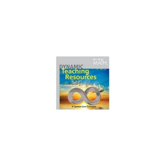 Pre-Owned BIG IDEAS MATH: Common Core Dynamic Teacher Resource DVD Paperback