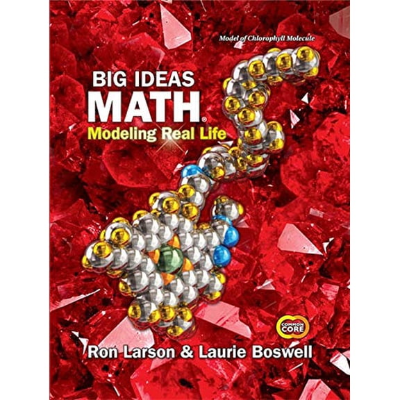 Pre-Owned BIG IDEAS MATH - Modeling Real Life - Grade 7 Common Core Edition, 9781642086294, 1642086290, Paperback,