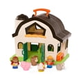 thumbnail image 1 of Battat My First Barn Birch White Foldable Farm Playset for 18 Months +, 1 of 7