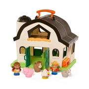 Battat My First Barn Birch White Foldable Farm Playset for 18 Months +