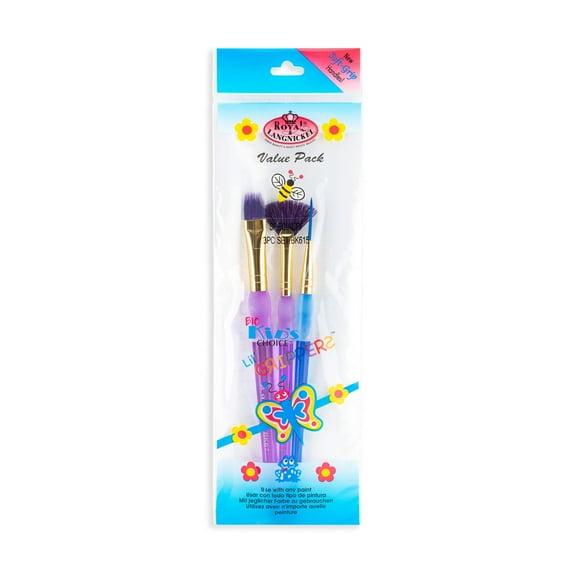 BK615 | Big Kid's Choice™ 3pc Variety Brush Set