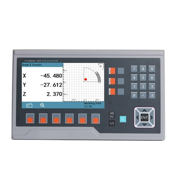 BIG LCD DRO 2 or 3Axis Digital Readout 13 Languages Display TTL DB9 ,High Performance