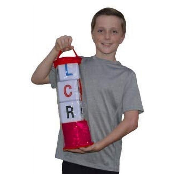 BIG LCR® Left Center Right™ Dice Game - ZIP Bag (RED)