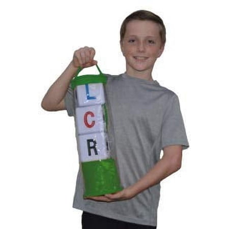 BIG LCR® Left Center Right™ Dice Game - Zip Bag (GREEN)