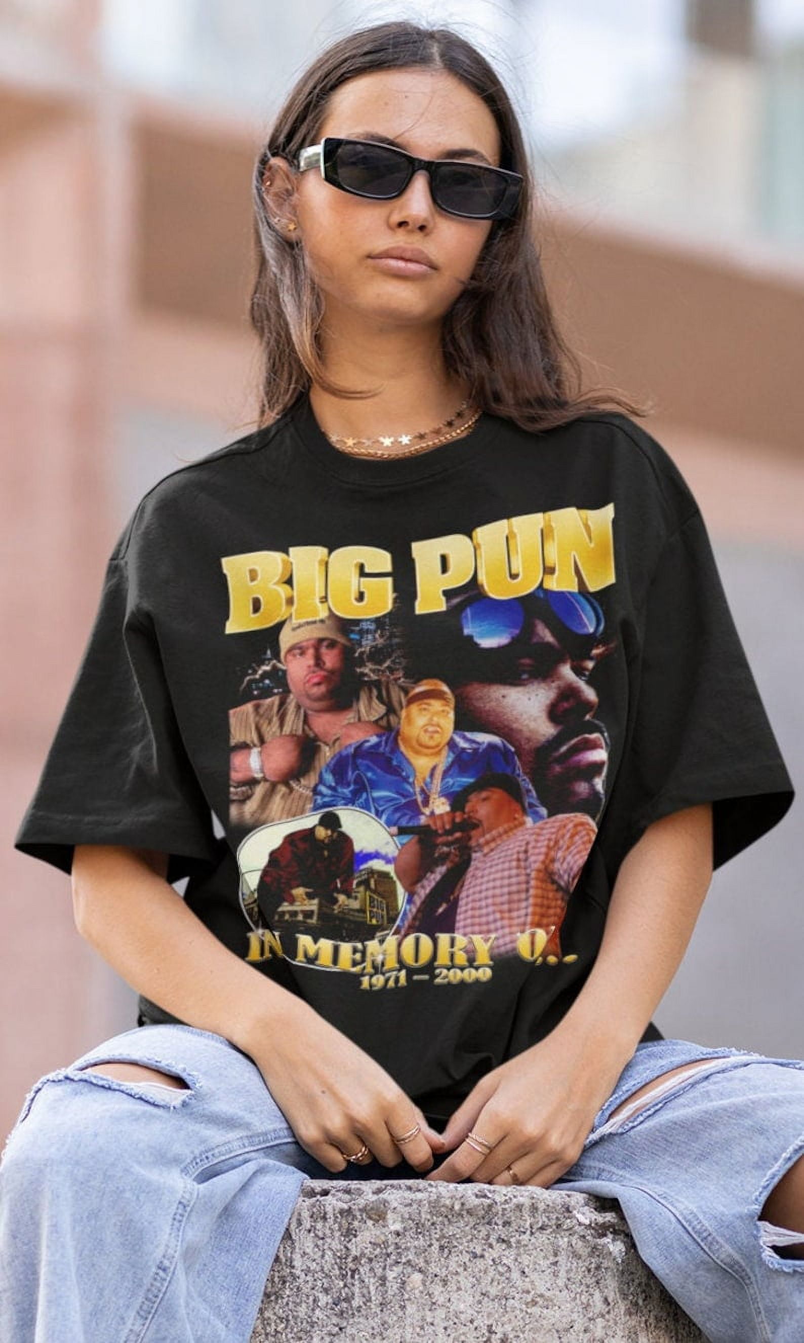 BIG PUN Big Pun Shirt Tshirt Tee Big Pun Sweater Sweatshirt Big Pun Hiphop Rapper RnB Walmart