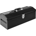 thumbnail image 1 of BIG RED 19" Hip Roof Style Portable Steel Tool Box Organizer for Storage, Black, W01TB-B, 1 of 6
