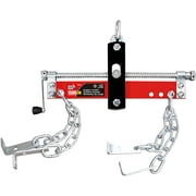 BIG RED Engine Hoist Shop Crane Accessory: Steel 3 Position Engine Leveler with Adjustable Handle 3/4 Ton (1500 lb) Capacity, Red, W321