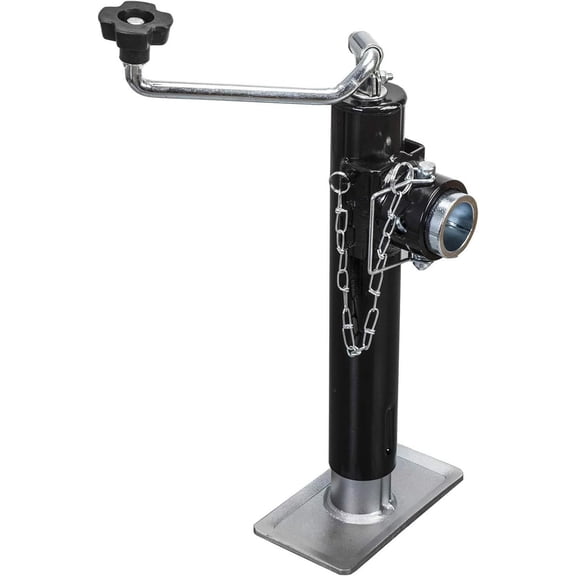 BIG RED Swivel Trailer Jack Weld on Pipe Mount,2000 LBs Capacity,W3903R