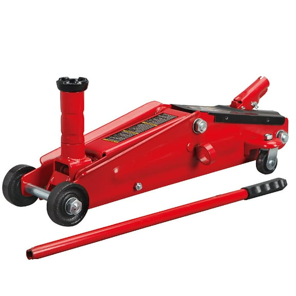 BIG RED Torin Hydraulic Trolley Service/Floor Jack with Extra Saddle (Fits: SUVs and Extended Height Trucks): 3 Ton (6,000 lb) Capacity, Red