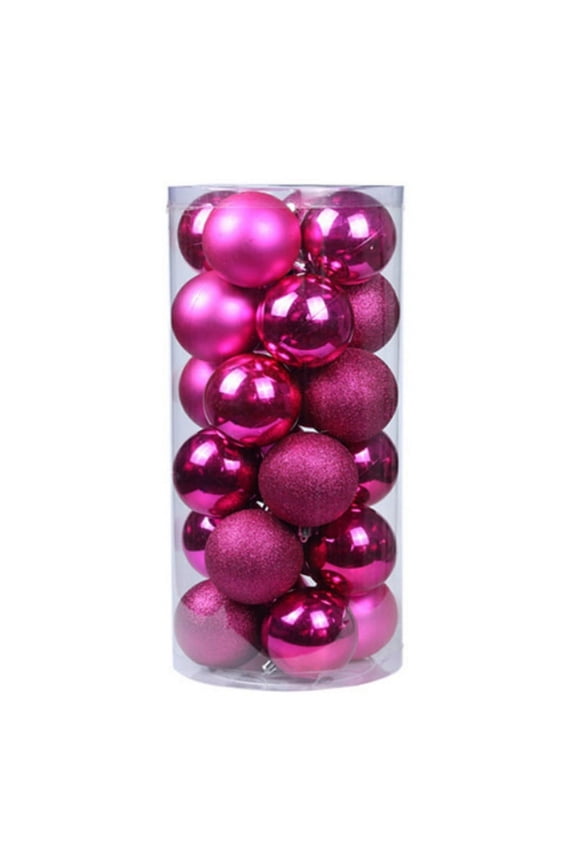 BIG SAVE!24pcs Christmas Ball Ornaments 1.2" Small Shatterproof Christmas Decorations Tree Balls for Holiday Wedding Party Decoration Tree Ornaments Suit Christmas Tree Wedding Party Home Decoration