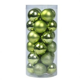 RBCKVXZ Christmas Decorations Under $5.00 Clearance, 24Pcs 1.18Inch  Christmas Ball, Electroplated Plastic Ball Barrel, Christmas Ball,  Christmas Tree