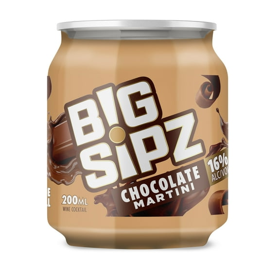 Big Sipz Chocolate Martini 200 ml Plastic Cup