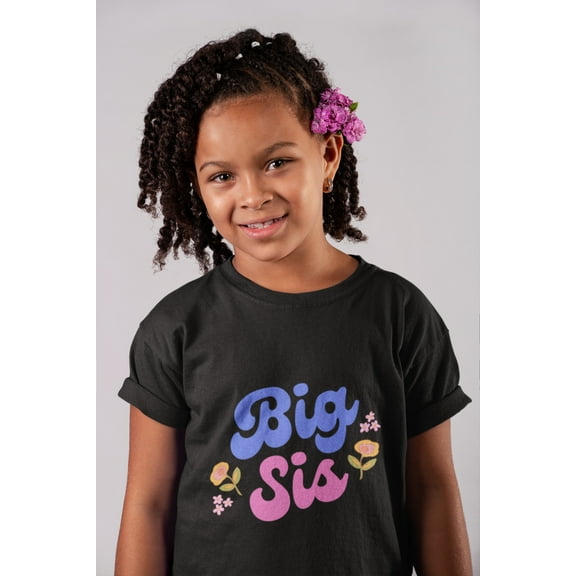 "BIG SIS" KIDS GIRLS WOMEN T-SHIRTS