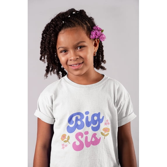 "BIG SIS" KIDS GIRLS WOMEN T-SHIRTS