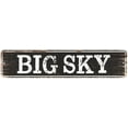 thumbnail image 1 of BIG SKY Gift Chic Metal Sign Home Decor Cities 4x18 204180007077, 1 of 1