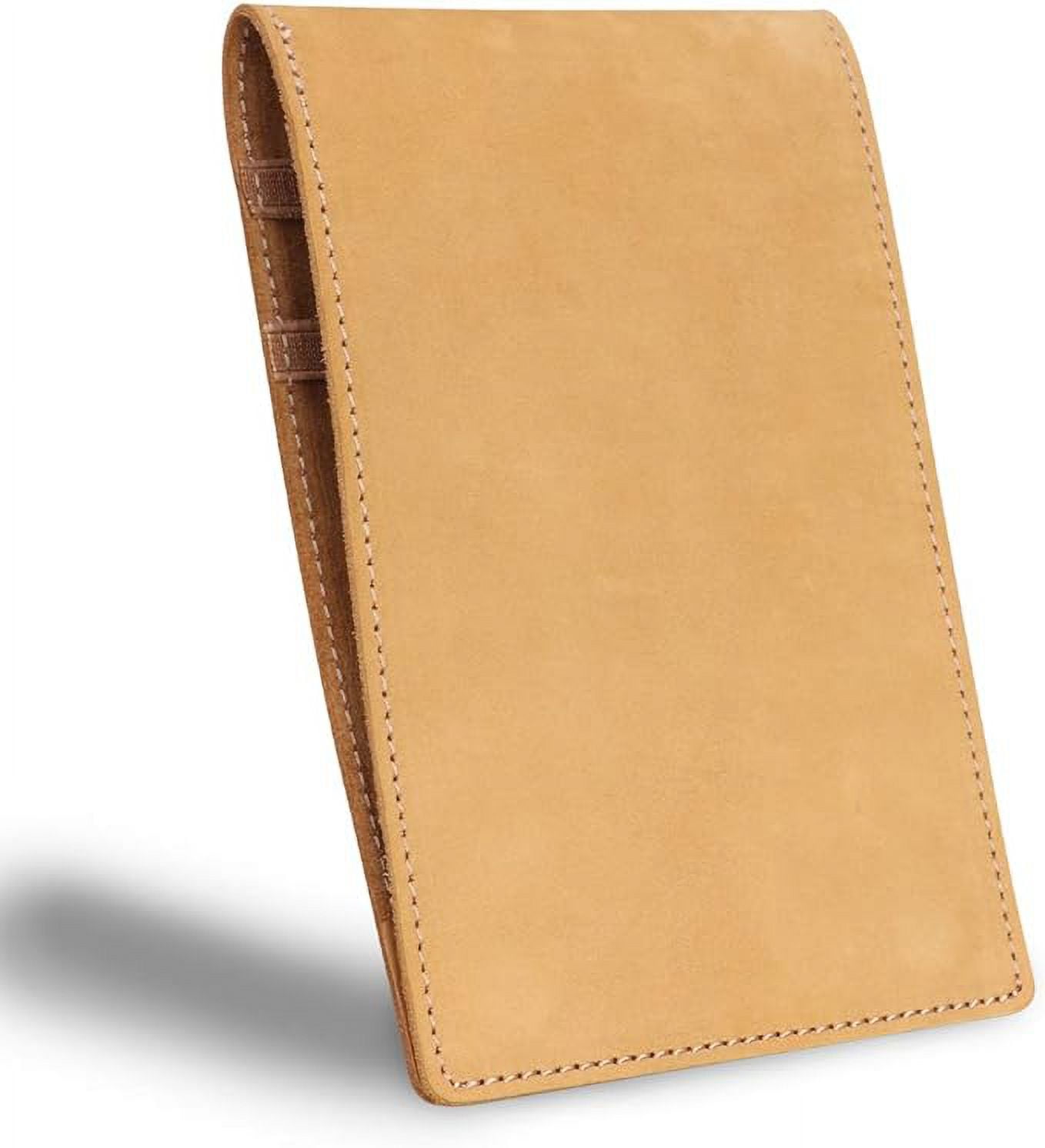 BIG TEETH Golf Scorecard Holder Leather, Golf Yardage Book Cover