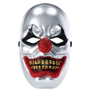 Big Top Bling Mask Costume Accessory for Adults, Silver, Halloween by Way To Celebrate