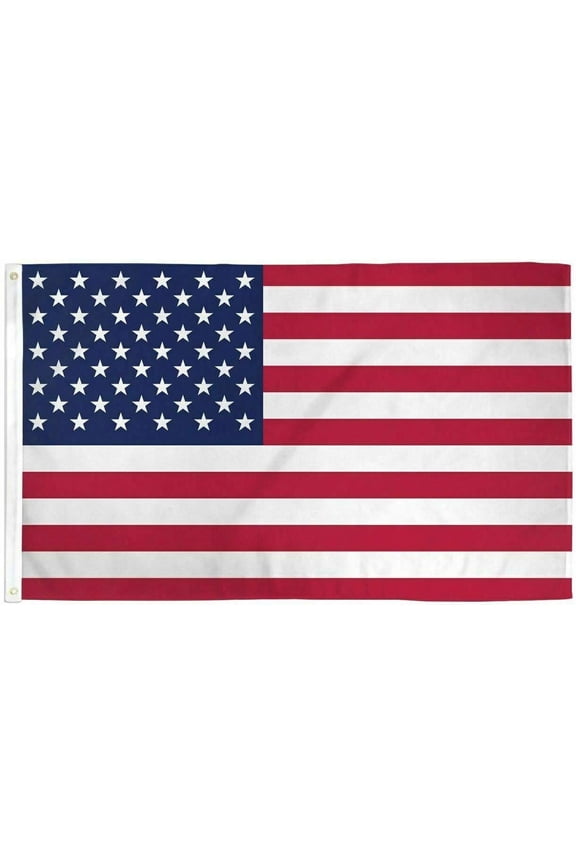 BIG US Flag 6x10 ft Polyester w/ Metal Grommets USA American America Stars 100D