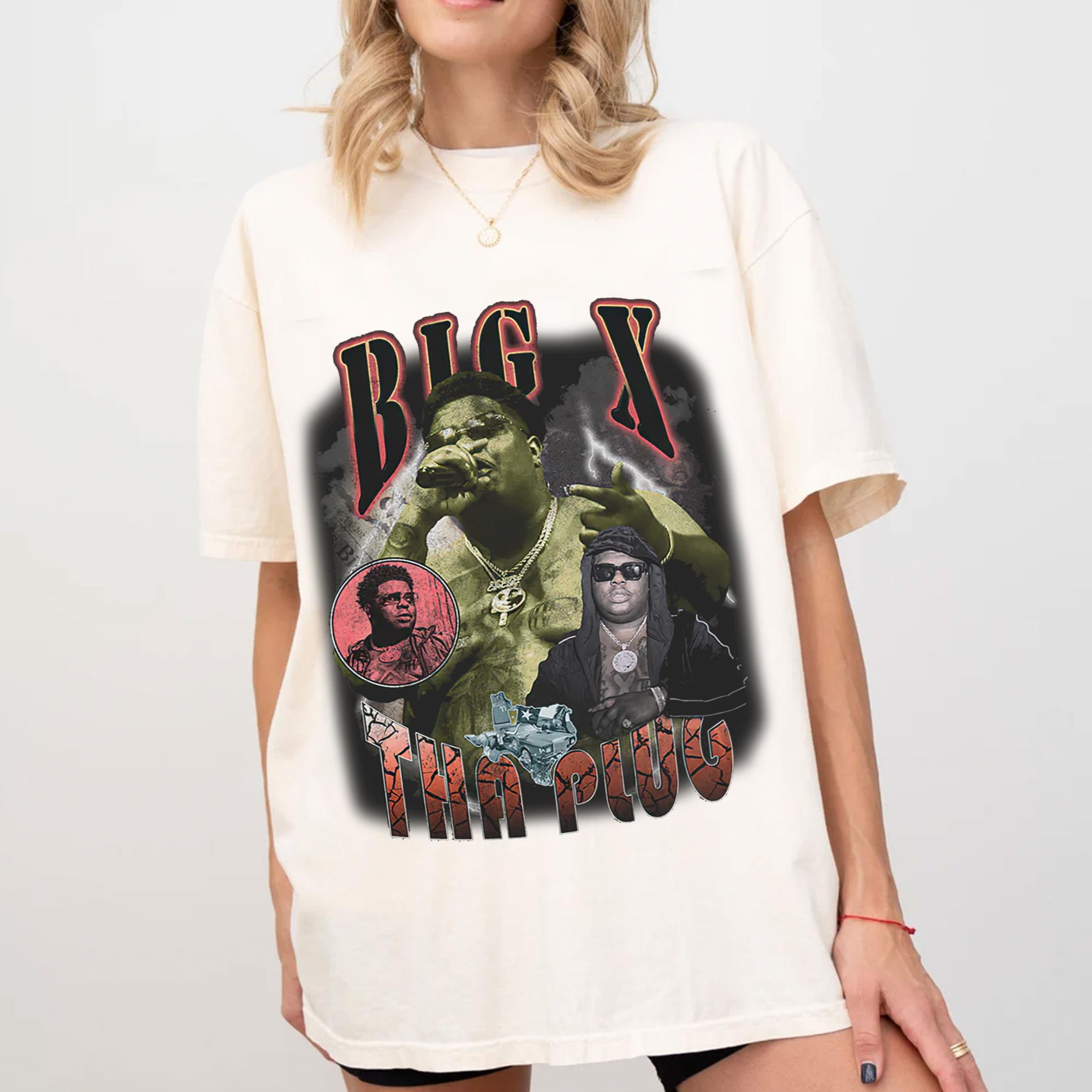 BIG X THA plug texas rap t shirt heavy weight merch