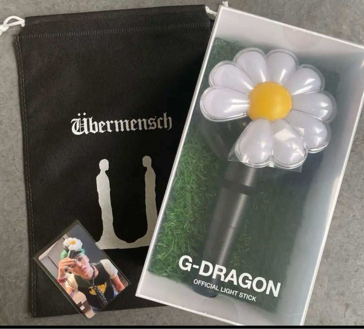 BIGBANG G-DRAGON Ubermensch Official Light Stick Photo Card