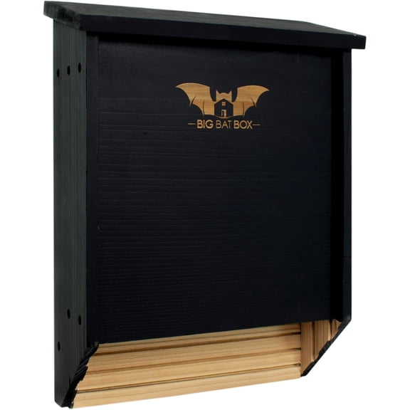 BIGBATBOX - Bat House for Outdoors - Clean Your Backyard from Mosquitoes - Wooden Bat House Kit - with Our Proven Bat Box Design, You are Almost Guaranteed to Attract Bats!