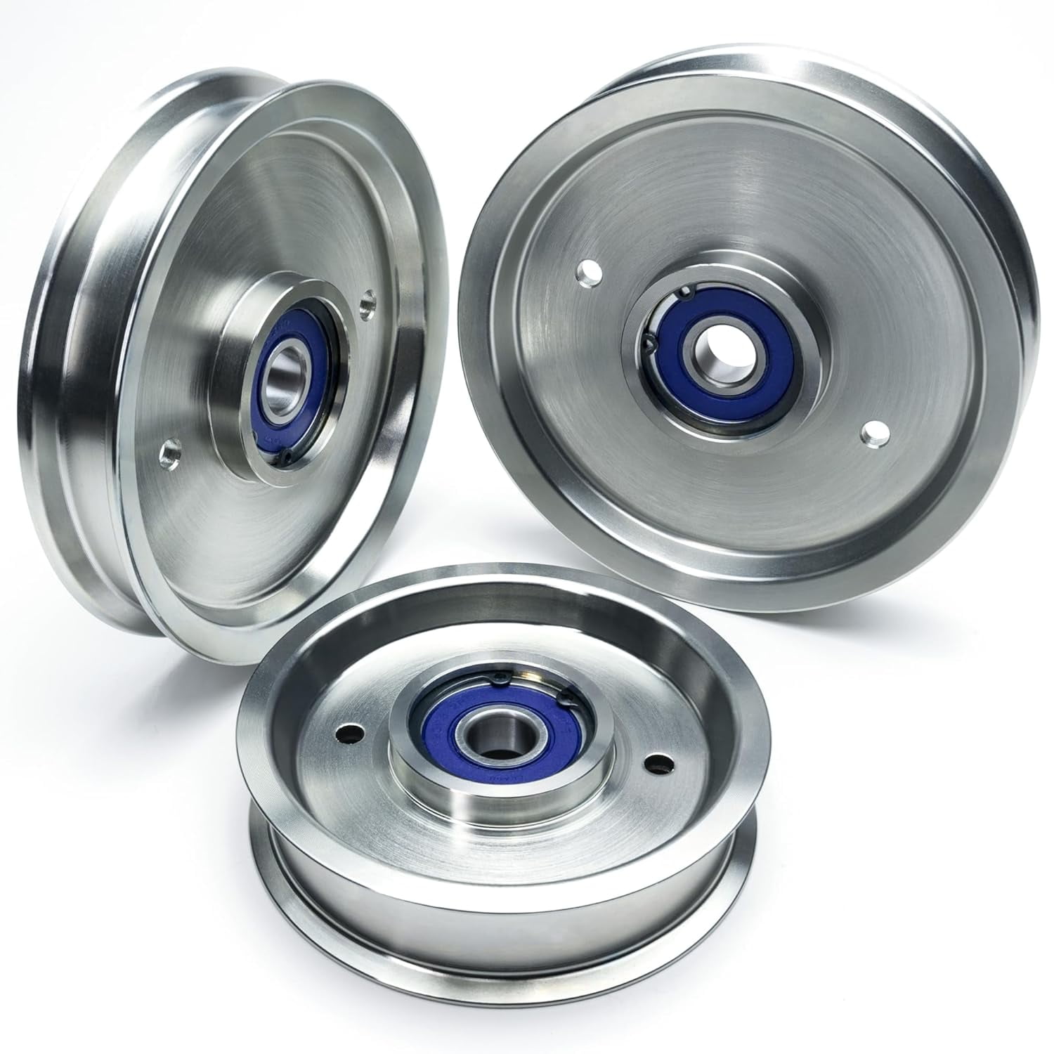 BIGBearing Rebuildable Billet Idler Pulley 3-Pack for Hustler (2 BIGBearing Rebuildable Billet Idler Pulley 3-Pack for Hustler (2