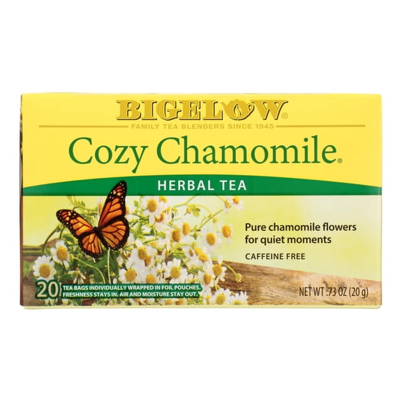 BIGELOW - Chamomile Herbal Tea - 0.73 Oz, Case of 6