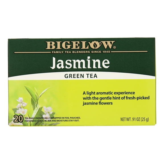 BIGELOW - Premium Jasmine Green Tea - 0.91 Oz, Case of 6