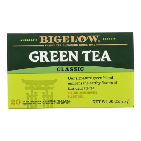BIGELOW - Smooth Classic Green Tea with Antioxidants - 91 Oz, Case of 20