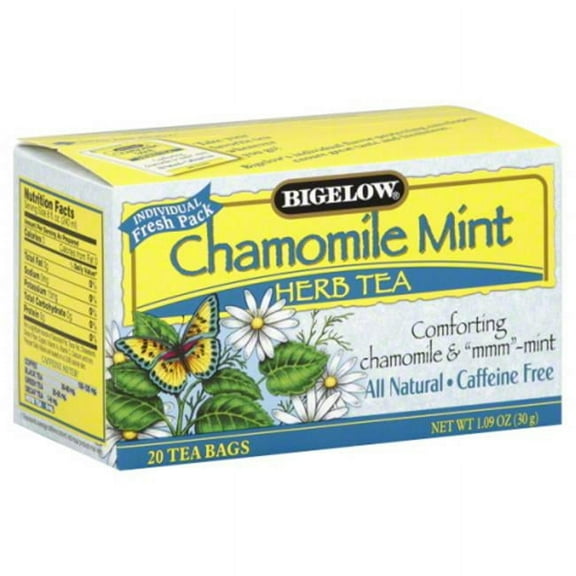 BIGELOW TEA HERB CHAMOMILE MINT-20 BG -Pack of 6